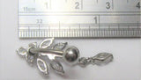 Clitoral Clitorial Clit Hood Bar VCH Vertical Stainless Steel Clear Gems Vine Dangle Barbell VCH Ring 14 gauge 14G - I Love My Piercings!