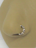 20G Skulls Nose Ring Stud Nose Hoop Nose Jewelry Nose Piercing L shape nose hoop Skull Jewelry 20 gauge Nostril jewelry - I Love My Piercings!