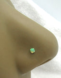 22G Opal White Pink Blue Green Nose Stud L Shape Nose Ring Jewelry Pin Earring 22 Gauge - I Love My Piercings!