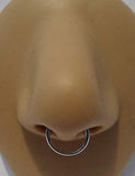 Stainless Steel Segment Hoop Septum Ring 16 gauge 16g 10mm diameter - I Love My Piercings!