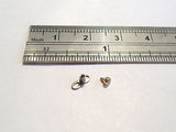Micro Dermal Anchor Base Gold Crystal Top Tiny 2mm 14g - I Love My Piercings!