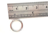 Stainless Steel Easy to Use Segment Side Lip Labret Hoop Ring 14 gauge 14g 10mm - I Love My Piercings!