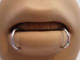 Stainless Steel Segment SNAKE BITES Lip Hoops Rings 16g 16 gauge 10mm Diameter - I Love My Piercings!