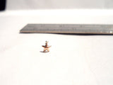 10K Yellow Gold 5 Pointed Star Nose Jewelry Bone Ball End Post Pin 20 gauge 20g - I Love My Piercings!