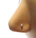 9 Piece CZ Crystal Surgical Steel Nose L Shape Posts Pins Studs 18 gauge 18g - I Love My Piercings!