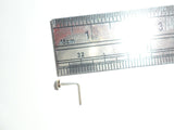 10K Yellow Gold 2.5mm Bezel Set Clear CZ Nose Pin Stud Jewelry 22 gauge 22g - I Love My Piercings!