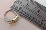 18k Gold Plated Seamless Nose Jewelry Hoop Ring Curved Crystal Gem 20 gauge 20g - I Love My Piercings!