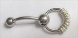Vertical Clitoral Hood Jewelry Wire Wrapped Dangle Hoop VCH 14 gauge 14g - I Love My Piercings!