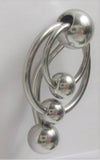 Stainless Surgical Steel Hoops Dangle VCH Vertical Clitoral Clit Hood Ring 14g - I Love My Piercings!
