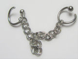 Chained Outer Inner Labia Female Genital Jewelry Hoops Intimate Jewelry - I Love My Piercings!