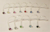 Bioplast Gem Flexible Plastic Nose Retainer Hide it Small Ball Screws 20 gauge - I Love My Piercings!