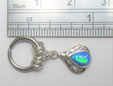 Horizontal Hood Clit Clitoral HCH Opal Filigree Dangle Hoop Ring 16 Gauge 16G - I Love My Piercings!