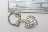 Horizontal Hood Clit Clitoral HCH Gem Loaded Puffed Heart Dangle Hoop Ring 16G - I Love My Piercings!