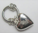 Horizontal Hood Clit Clitoral HCH Gem Loaded Puffed Heart Dangle Hoop Ring 16G - I Love My Piercings!