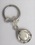 Horizontal Hood Clit Clitoral HCH Mauve Opal Filigree Dangle Hoop Ring 16 Gauge 16G - I Love My Piercings!