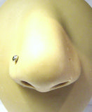 Surgical Steel Skull Crossbones Nose Bone Ball End Post Stud Ring 20 gauge 20g - I Love My Piercings!