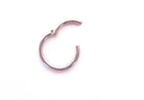 Hinged Snap in Surgical Steel Hoop16g 8 mm or 10 mm - I Love My Piercings!