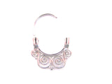 Filigree Surgical Steel Hoop 18 gauge 8 mm Diameter - I Love My Piercings!