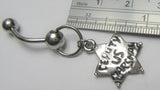 Surgical Steel Deputy Marshall Dangle VCH Vertical Clitoral Clit Hood 14g - I Love My Piercings!