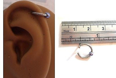 Ear Cuff Fake Helix Cartilage Piercing Jewelry Ear Hoop Single Light P I Love My Piercings