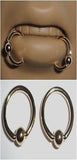Pair GOLD Lip Snake Bites Bottom Lip Rings Hoops 14 gauge 14g 10mm - I Love My Piercings!