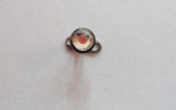 Micro Dermal Titanium Grade 23 Anchor Base Foot Black 4mm Crystal 14 gauge 14g - I Love My Piercings!