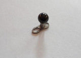 Micro Dermal Titanium Grade 23 Anchor Base Foot Black 3mm Ball Top 14 gauge 14g - I Love My Piercings!