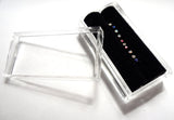 10 Sterling Silver Claw Set Tiny Crystal Nose Studs 22 gauge Choose L or straight - I Love My Piercings!