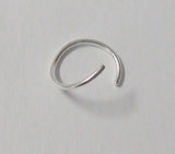 Sterling Silver Seamless Hoop 22 gauge 22g 7mm diameter - I Love My Piercings!
