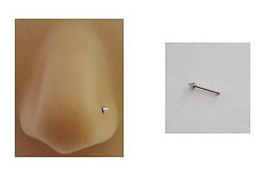 Surgical Steel Spike Top Ball End Nose Ring Bone Surgical Steel Spike Top Ball End Nose Ring Bone