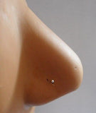 4 Sterling Silver Tiny Ball Nose Studs Straight Pins U Bend 22 gauge 22g - I Love My Piercings!