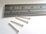 4 Sterling Silver Tiny Ball Nose Studs Straight Pins U Bend 22 gauge 22g - I Love My Piercings!