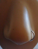 Surgical Steel Segment Nose Ring Hoop 16g 16 gauge 8mm Diameter - I Love My Piercings!
