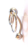 Surgical Steel Double Hoop Dangle Barbell VCH Clit Clitoral Hood Ring 14 gauge - I Love My Piercings!